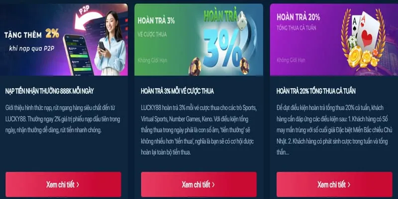 Khuyến mãi nạp tiền hàng ngày tại banca90 casino